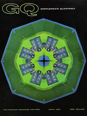 Retro GQ Kaleidoscope Cover Wall Art