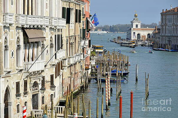 City Photograph - Grand Canal View From Academia Bridge by Sami Sarkis Photography