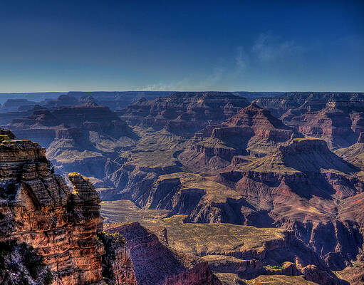Mountain Wall Art featuring the photograph Grand Canyon Cliff by Jonny D