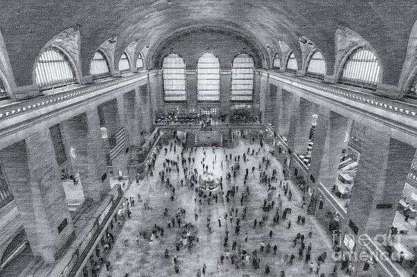 Wall Art featuring the photograph Grand Central Terminal Main Concourse II by Clarence Holmes