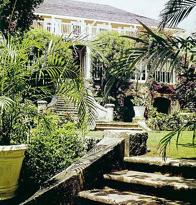 Landscape Architecture Wall Art featuring the photograph Graycliff Gardens by Horst P. Horst