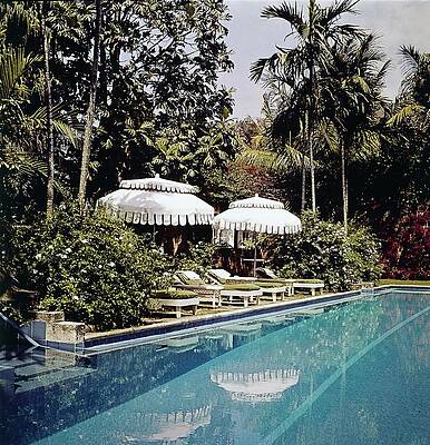 Elegant Poolside Oasis Photograph