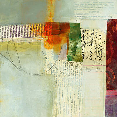Textured Abstract Collage Wall Art