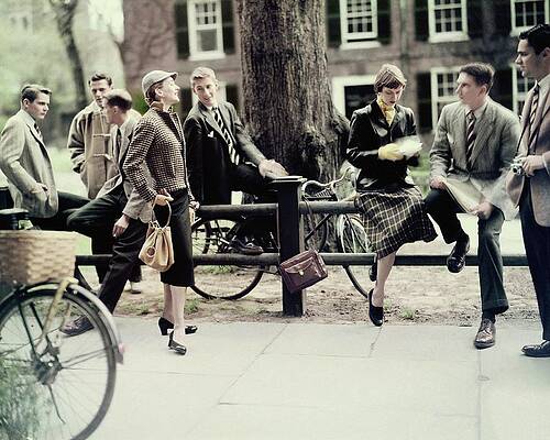 Group Of People Photograph - Group Of Models by Frances McLaughlin-Gill