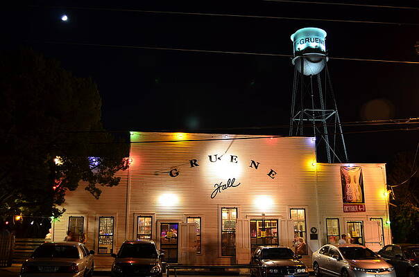 Gruene Hall at Night Wall Art
