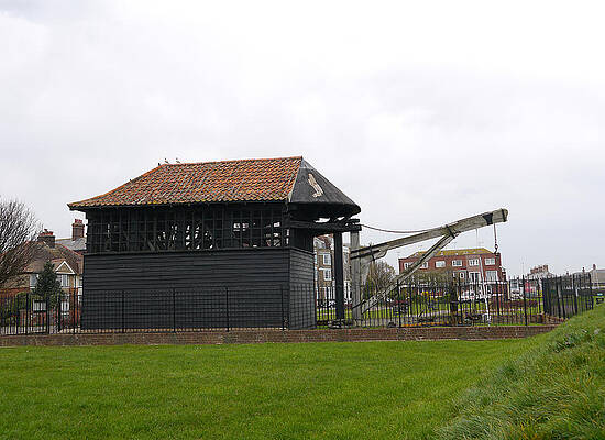 Historical Wall Art featuring the photograph Harwich - Treadwheel Crane II by Richard Reeve