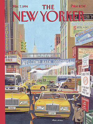 New York City Street Scene Wall Art