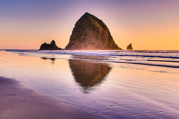 Photograph - Haystack Rock by Adam Mateo Fierro