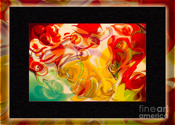 Red Painting - Heaven Conquers Hell An Abstract Adventure by Omaste Witkowski
