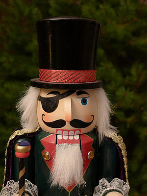 White Photograph - Herr Drosselmeyer Nutcracker by Richard Reeve