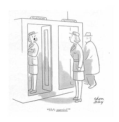 Sexy Drawing - He's Married! by Chon Day