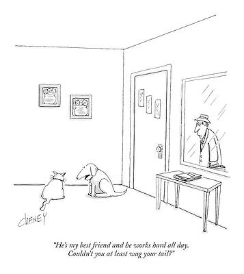 Cat and Dog in a Room Wall Art