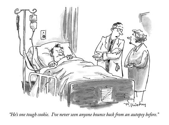 Hospital Humor with Doctors and Patient Drawing