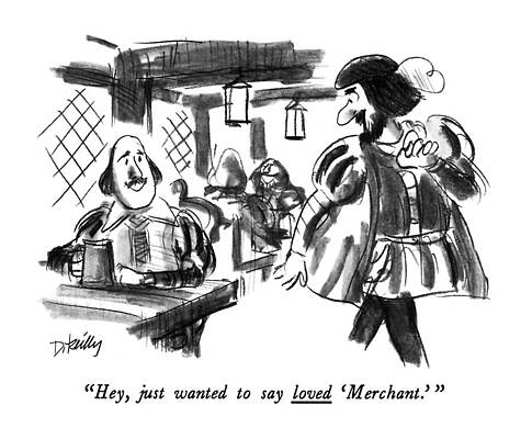 Celebrity Wall Art featuring the drawing Hey, Just Wanted To Say Loved 'merchant.' by Donald Reilly