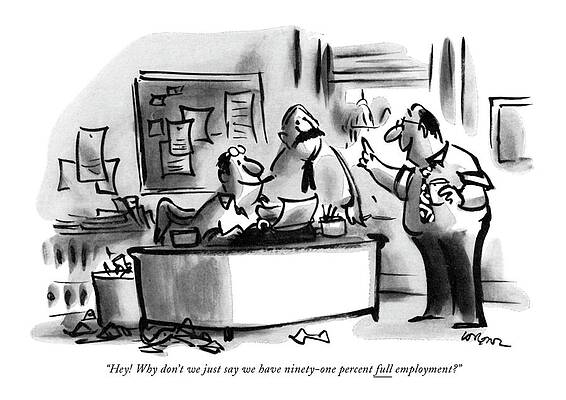 Spin Wall Art featuring the drawing Hey! Why Don't We Just Say We Have Ninety-one by Lee Lorenz