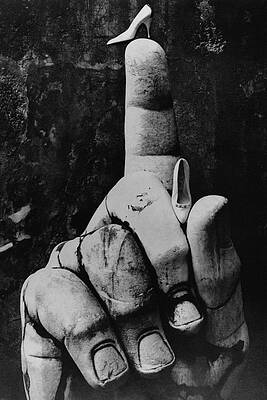 Surreal Hand with High Heel Photograph