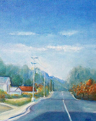 Sky Painting - Highway To Heaven by Jane See