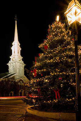Wall Art featuring the photograph Holiday Time In Market Square. by Jeff Sinon