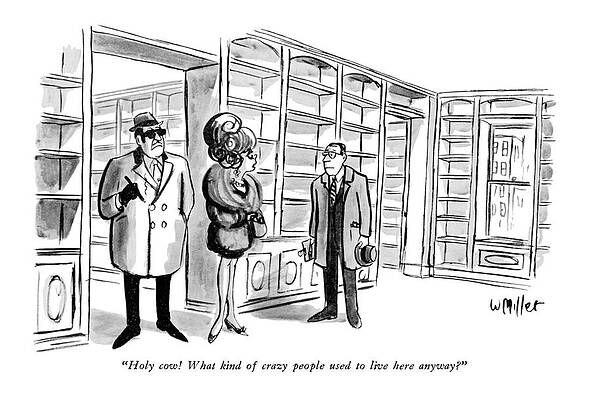 Retro Comic with Two Detectives Wall Art