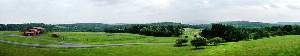 Color Photograph - Horse Barn In The Summer by Crystal Wightman