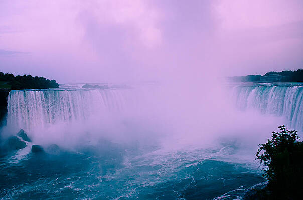 Color Photograph - Horseshoe Falls Mist by Crystal Wightman