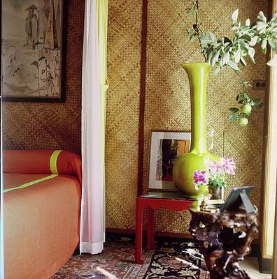 Watercolor Wall Art featuring the photograph Horst P. Horst's Bedroom by Horst P. Horst