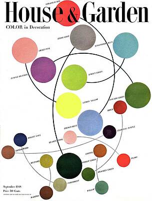 House & Garden Color Chart Wall Art
