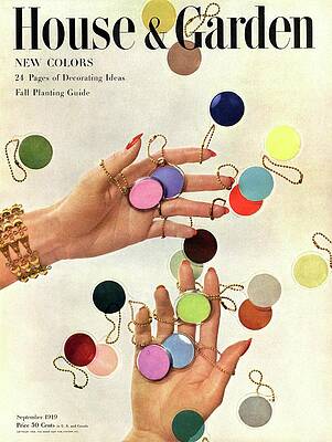 Vintage House and Garden Cover Wall Art