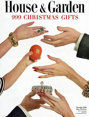 Wall Art featuring the photograph House And Garden 999 Christmas Gifts Cover by Herbert Matter