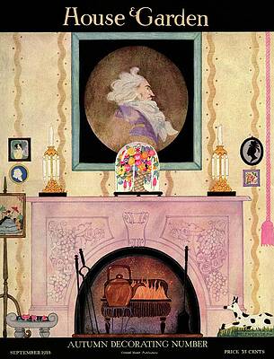 Candle Wall Art featuring the photograph House And Garden Autumn Decorating Number Cover by Helen Dryden