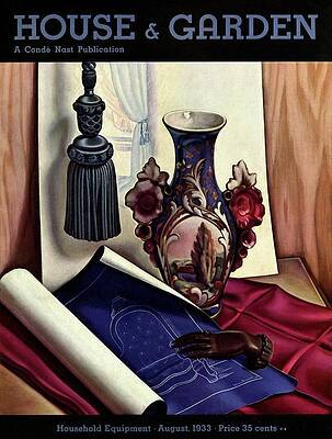 Nineteenth Century Wall Art featuring the photograph House And Garden Cover by Edna Reindel