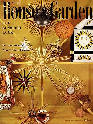 Wall Art featuring the photograph House And Garden Cover by Herbert Matter