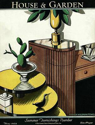 Watercolor Wall Art featuring the photograph House And Garden Household Equipment Number Cover by Marion Wildman