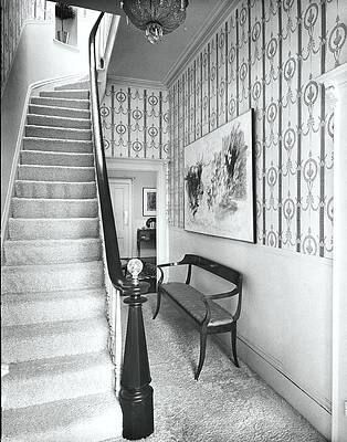 Elegant Staircase in Russian Hill Home Photograph