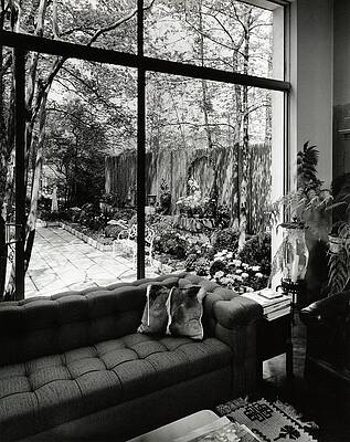 Sunlit Terrace in Otto Zenke's House Photograph