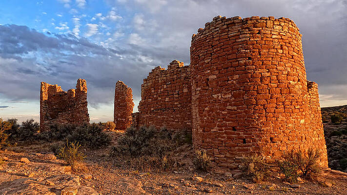 Sacred Wall Art featuring the photograph Hovenweep Castle by Ghostwinds Photography