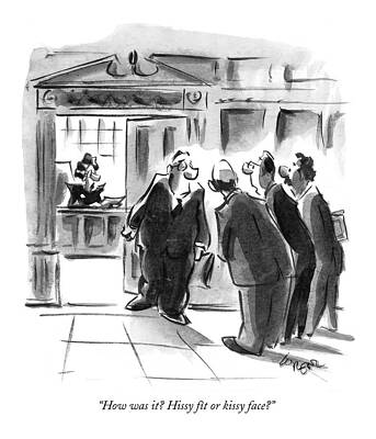 Office Gossip Gathering Drawing