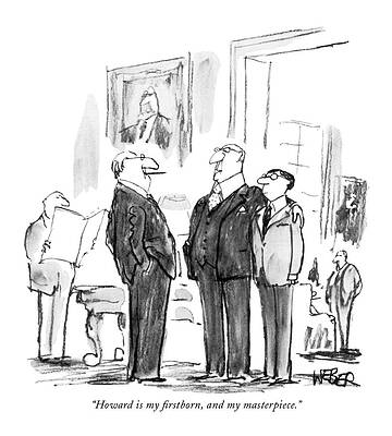 Childhood Drawing - Howard Is My ?rstborn by Robert Weber