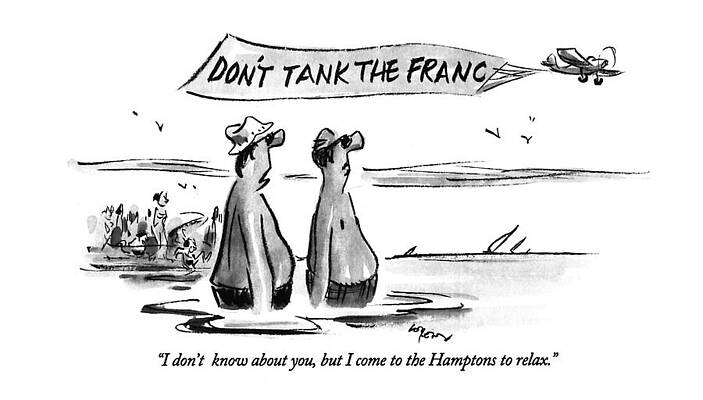 Europe Drawing - I Don't Know by Lee Lorenz