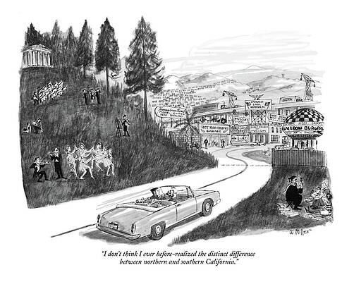 Rural Wall Art featuring the drawing I Don't Think I Ever Before-realized The Distinct by Warren Miller