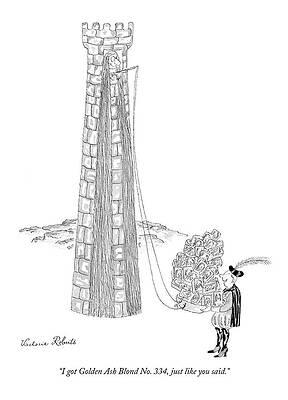 Fairy Tale Drawing - I Got Golden Ash Blond No. 334 by Victoria Roberts