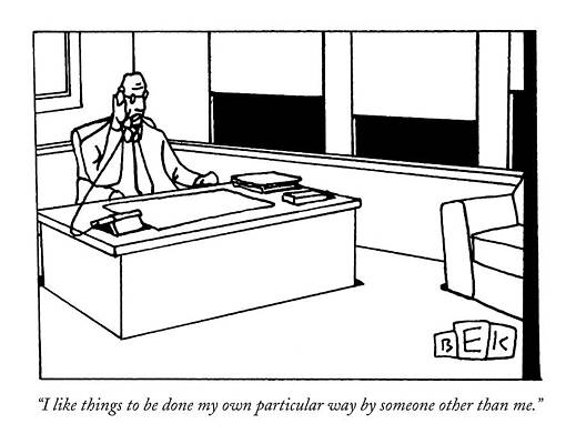 Office Humor Cartoon Print