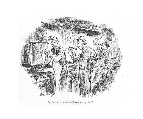 Army Cooks in a Kitchen Wall Art