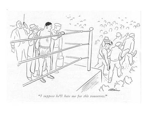 Round Drawing - I Suppose He'll Hate Me For This Tomorrow by  Alain