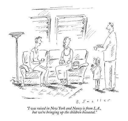 Family Discussion on the Sofa Wall Art