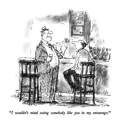 Nose Drawing - I Wouldn't Mind Seeing Somebody Like by Robert Weber