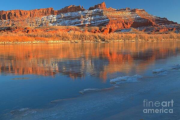 Utah Photograph - Icy Red by Adam Jewell