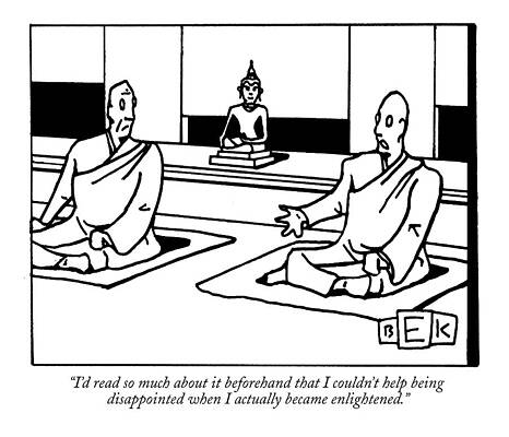 Temple Drawing - I'd Read So Much About It Beforehand That by Bruce Eric Kaplan