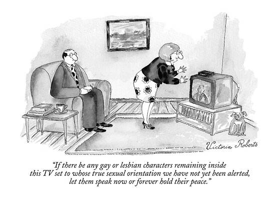 Peace Drawing - If There Be Any Gay Or Lesbian Characters by Victoria Roberts