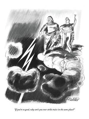 Lightning Drawing - If You're So Good by Mischa Richter